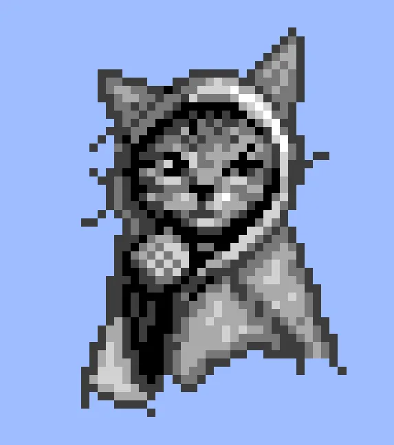 Chat borgne 1 par Leflopla