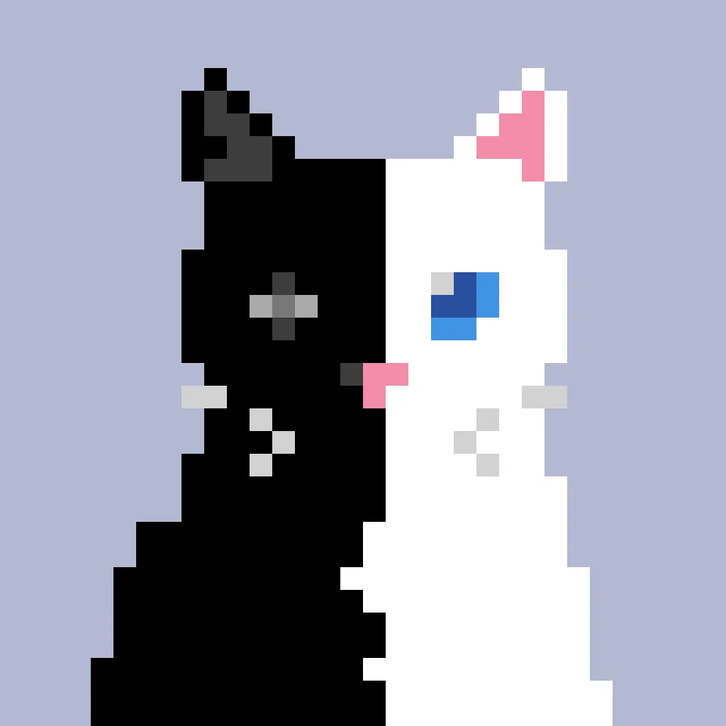 Chat borgne 16x16 par Leflopla