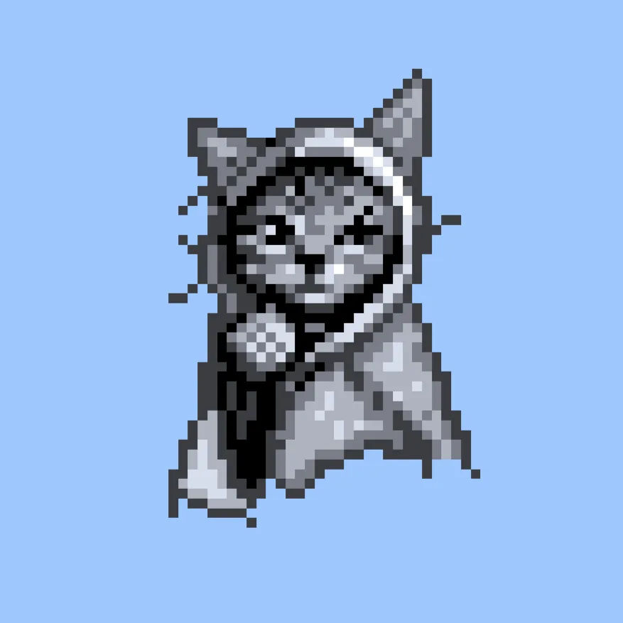 Chat borgne par Leflopla