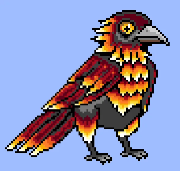 Corbeau cramoisi 1 par Leflopla