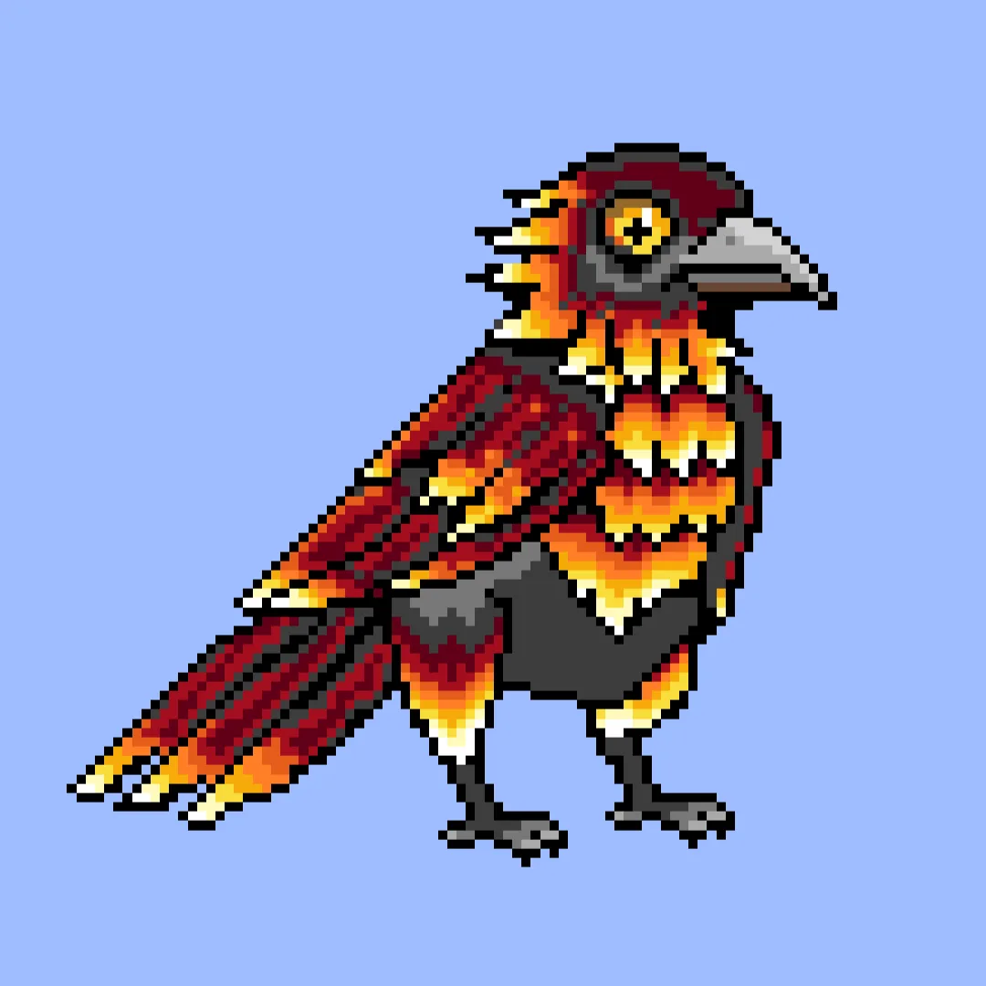 Corbeau Cramoisi par Leflopla