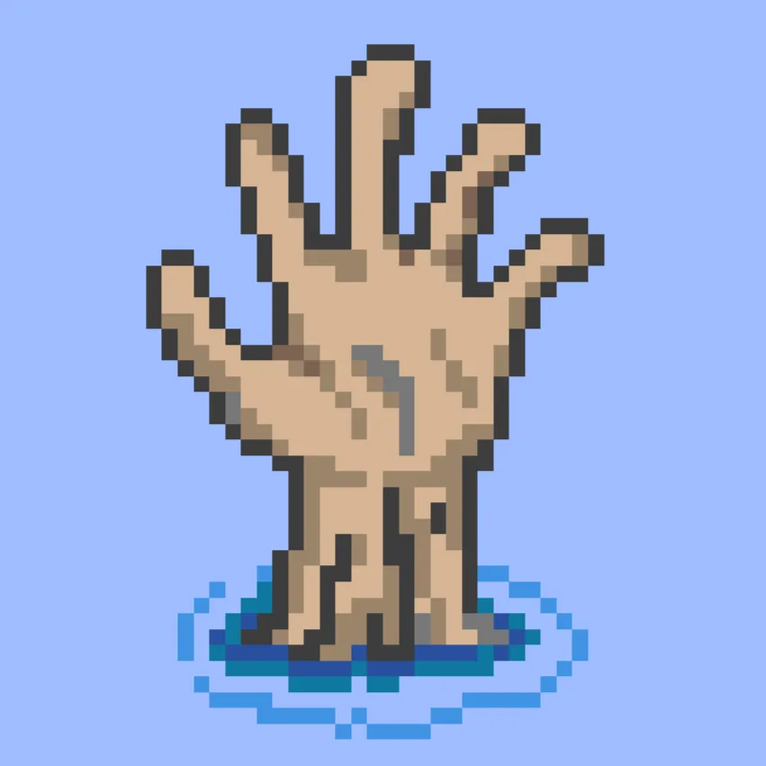 Dieu Noyé par Leflopla