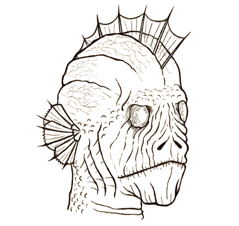 Hommes poissons par Leflopla