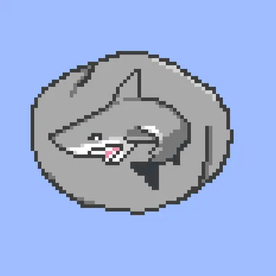 Pierre Anti-requin pixel par Leflopla