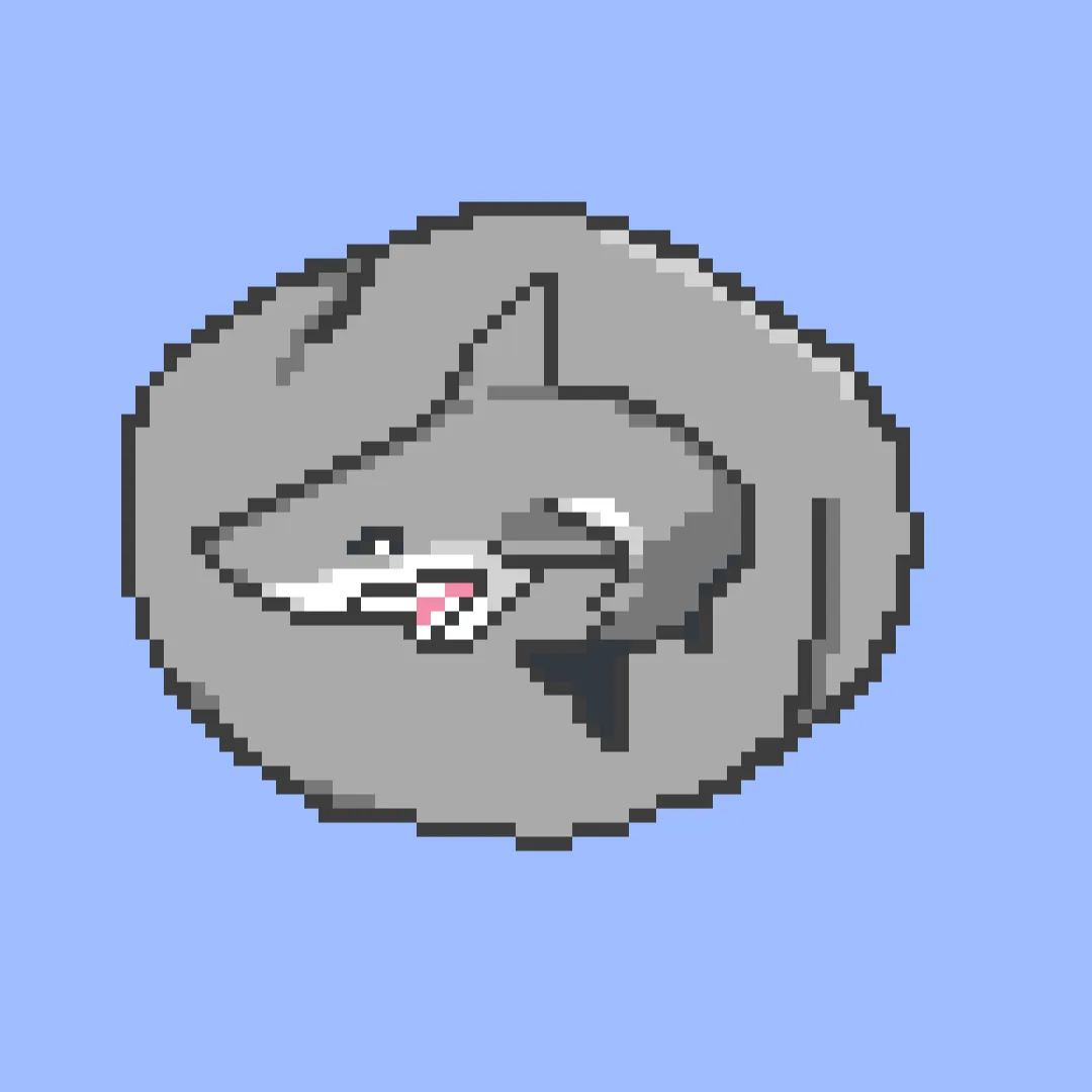 Pierre Anti-requin pixel par Leflopla