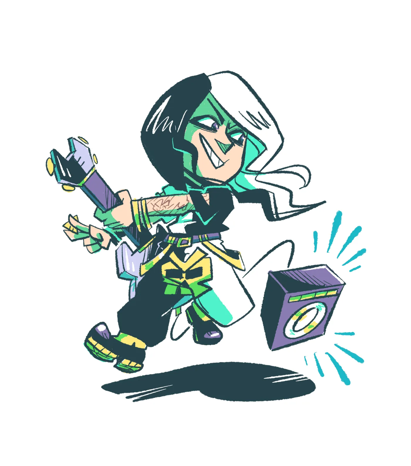 Neptune bassiste par ZatZatZatou