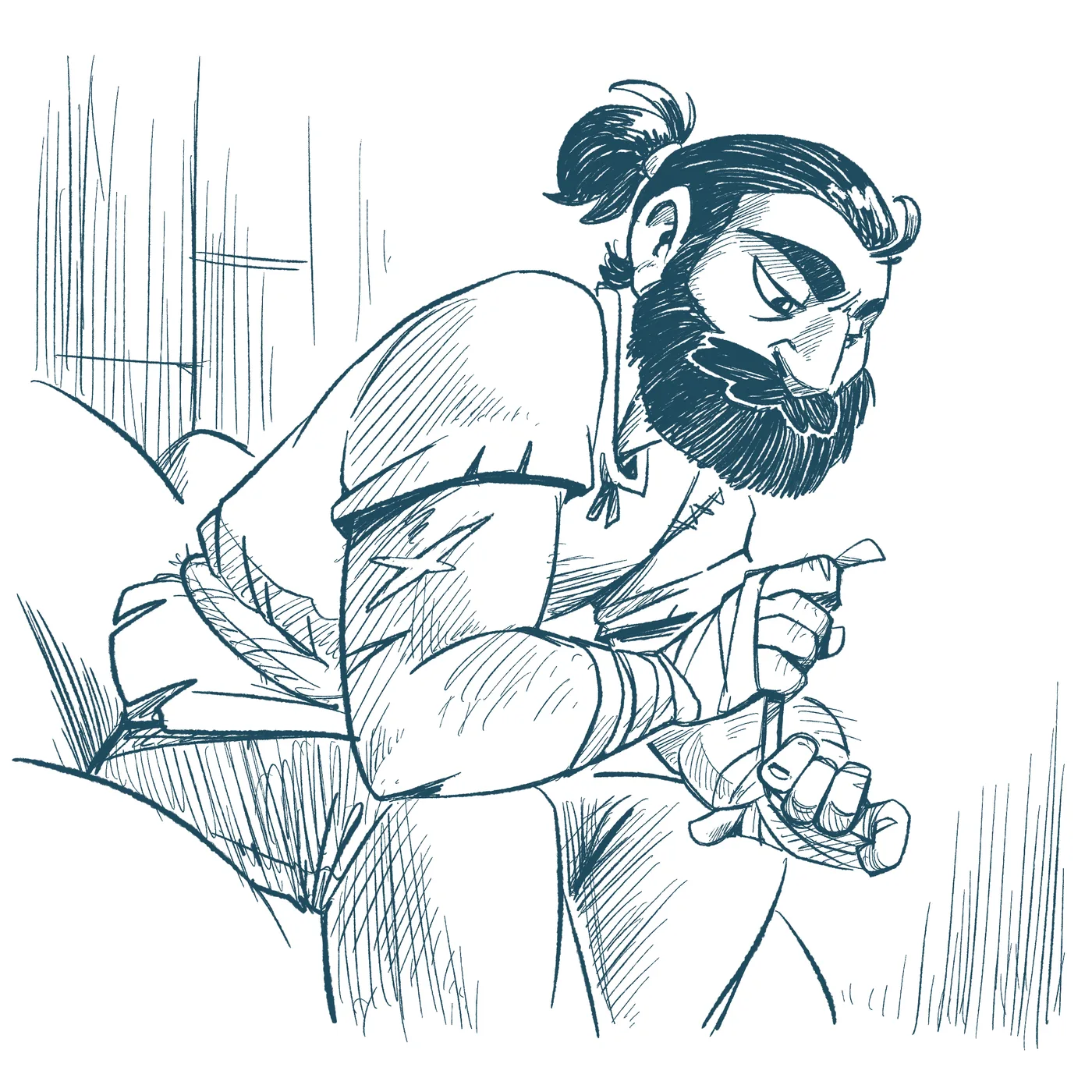 Someul (noir et blanc) par ZatZatZatou