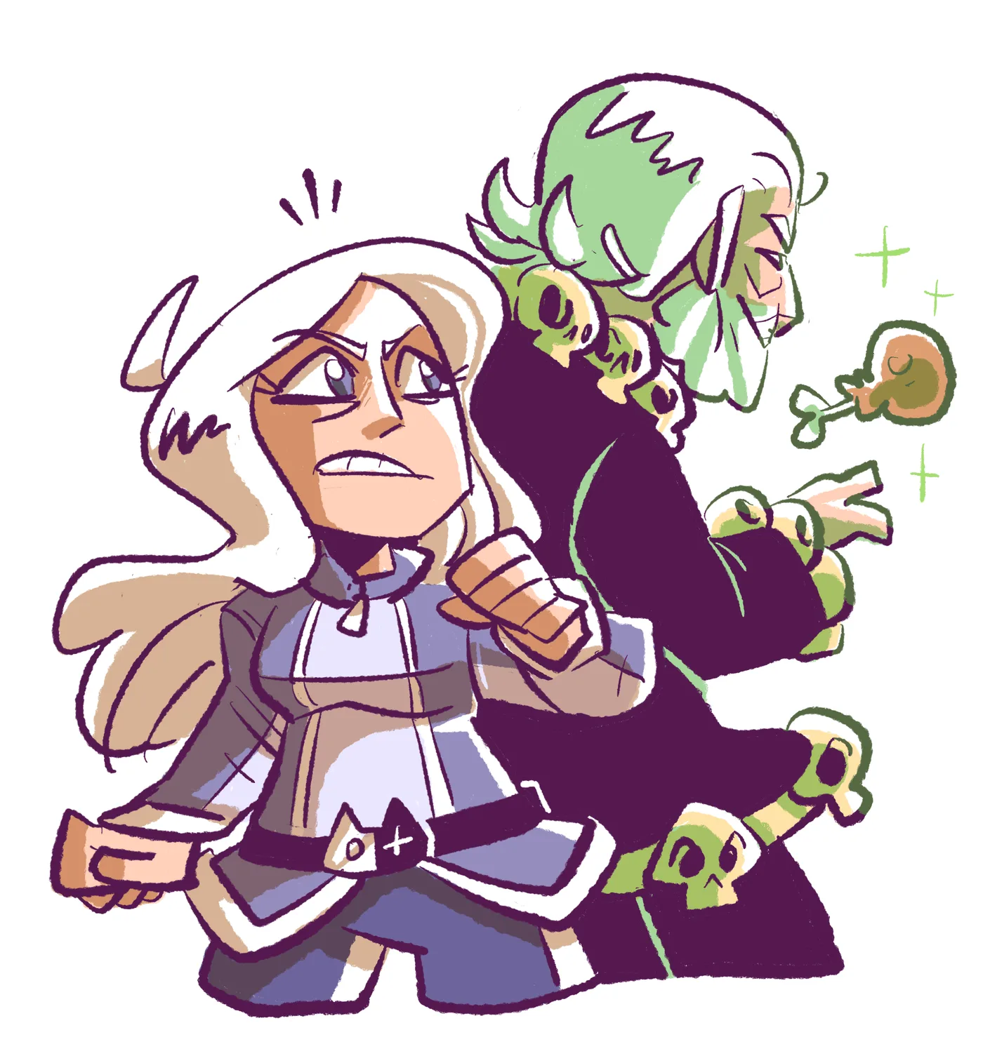 Neptune et Callum par ZatZatZatou